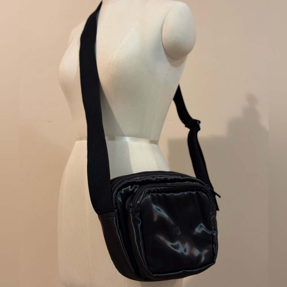 Y3 Adidas shiny sling bag